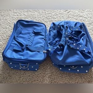 Temp-tations Blue Polka Dot Insulated Casserole Carrier Bag – Double Deck